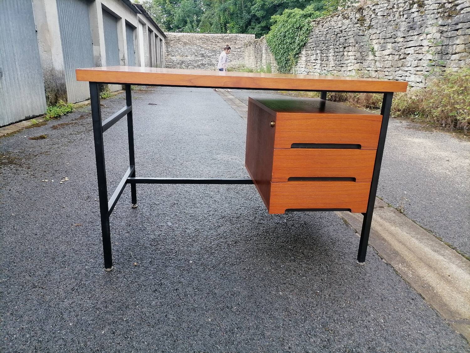 Bureau. vintage. année. 60