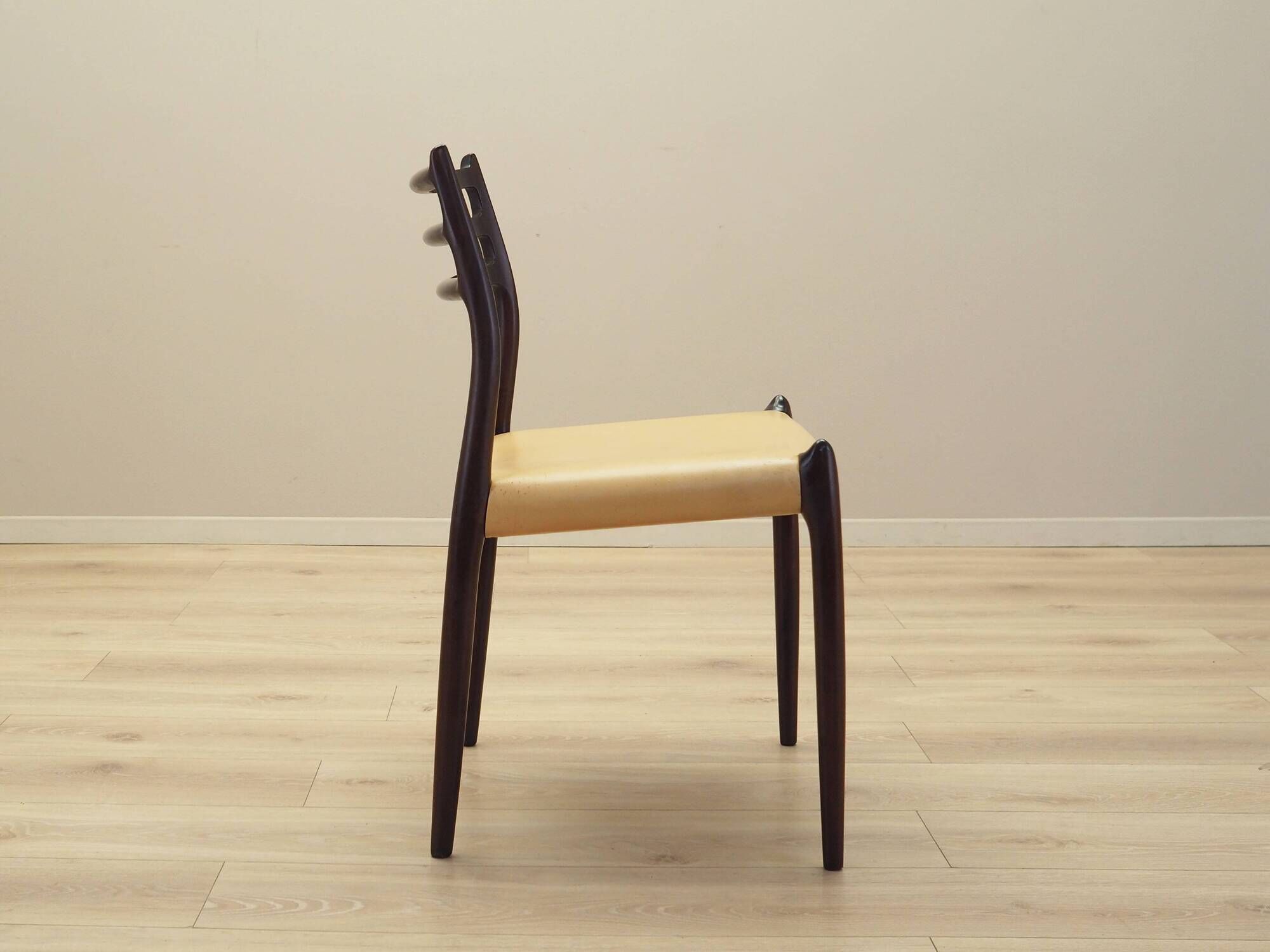 Set of six mahogany chairs, Danish design, 1960s, designer: Niels Otto Møll