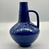 Blue ceramic vase by Carstens Tönnieshof, West German ceramics, mid 1970s