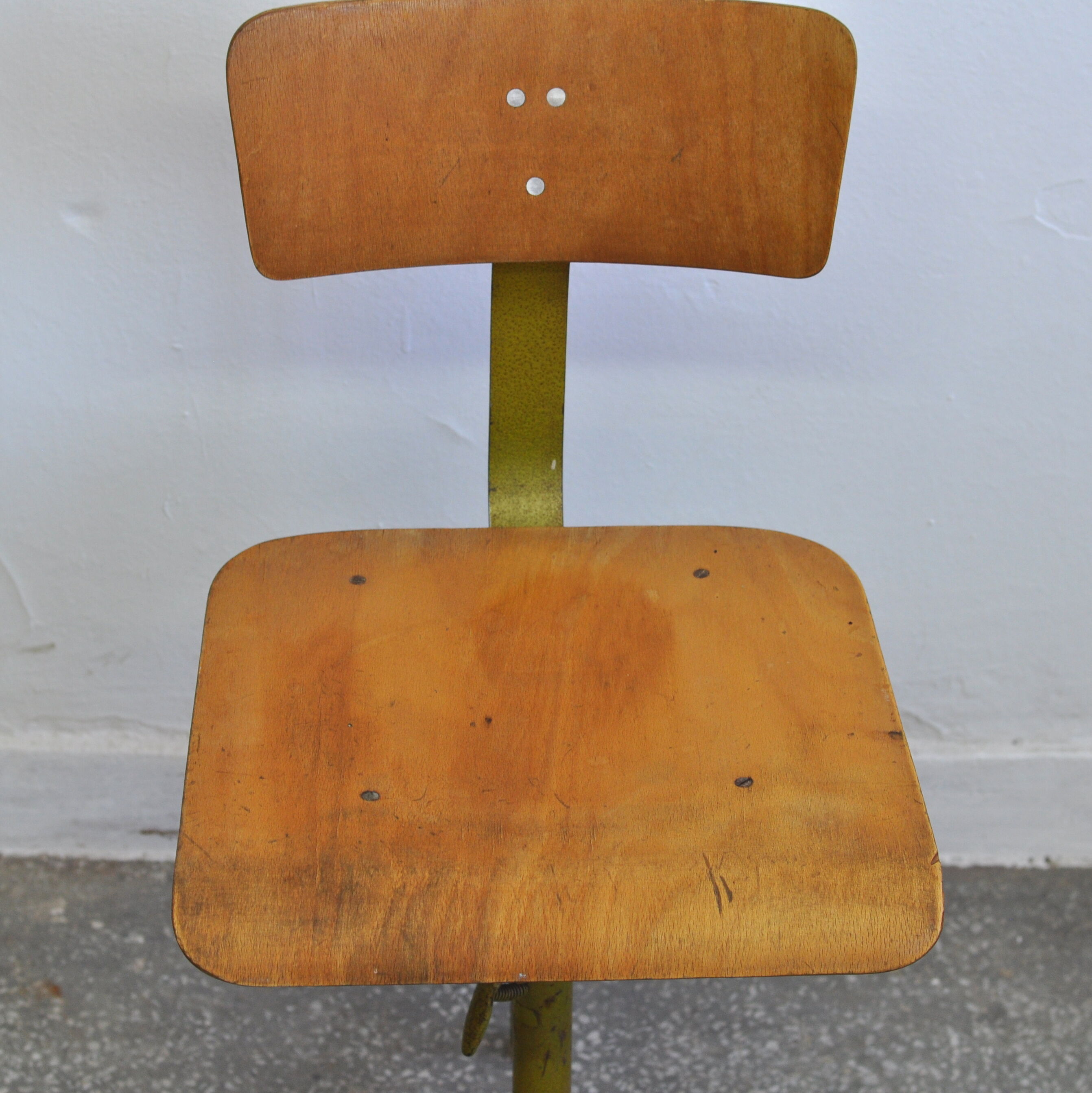 Mid-century polish industrial workshop chair, 1960s