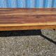 Rectangular teak dining table
