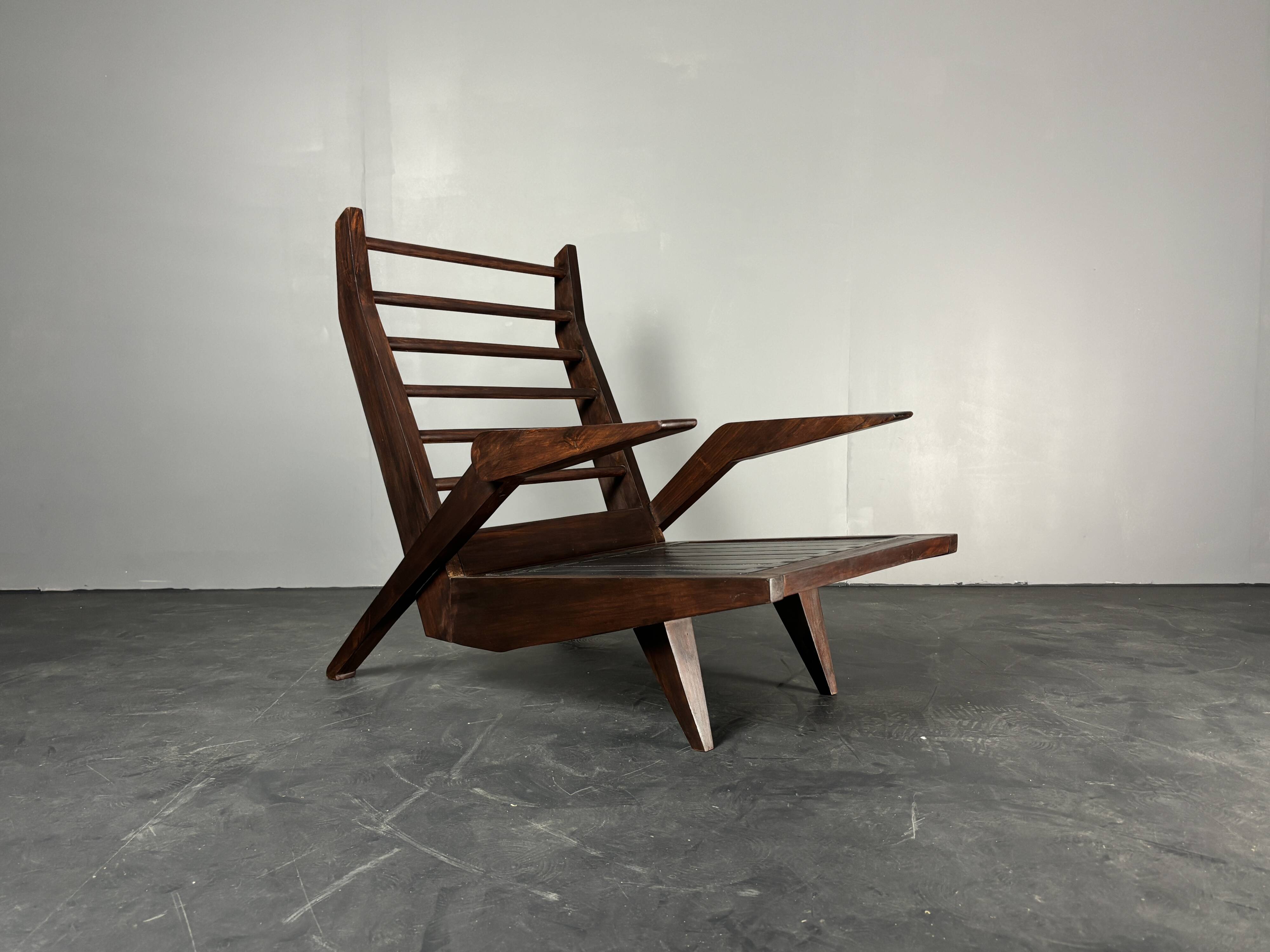 Midcentury Brazilian modernist lounge easy chair by Acacia Gil Borsoi,1950s