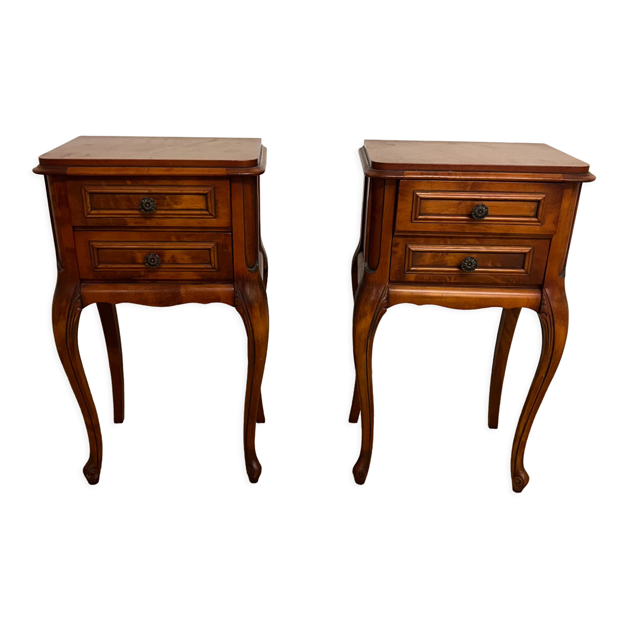 Pair of Louis XV style bedside tables