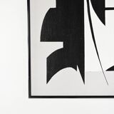 Unknown Artist, Abstract Composition, Acrylic On Canvas.