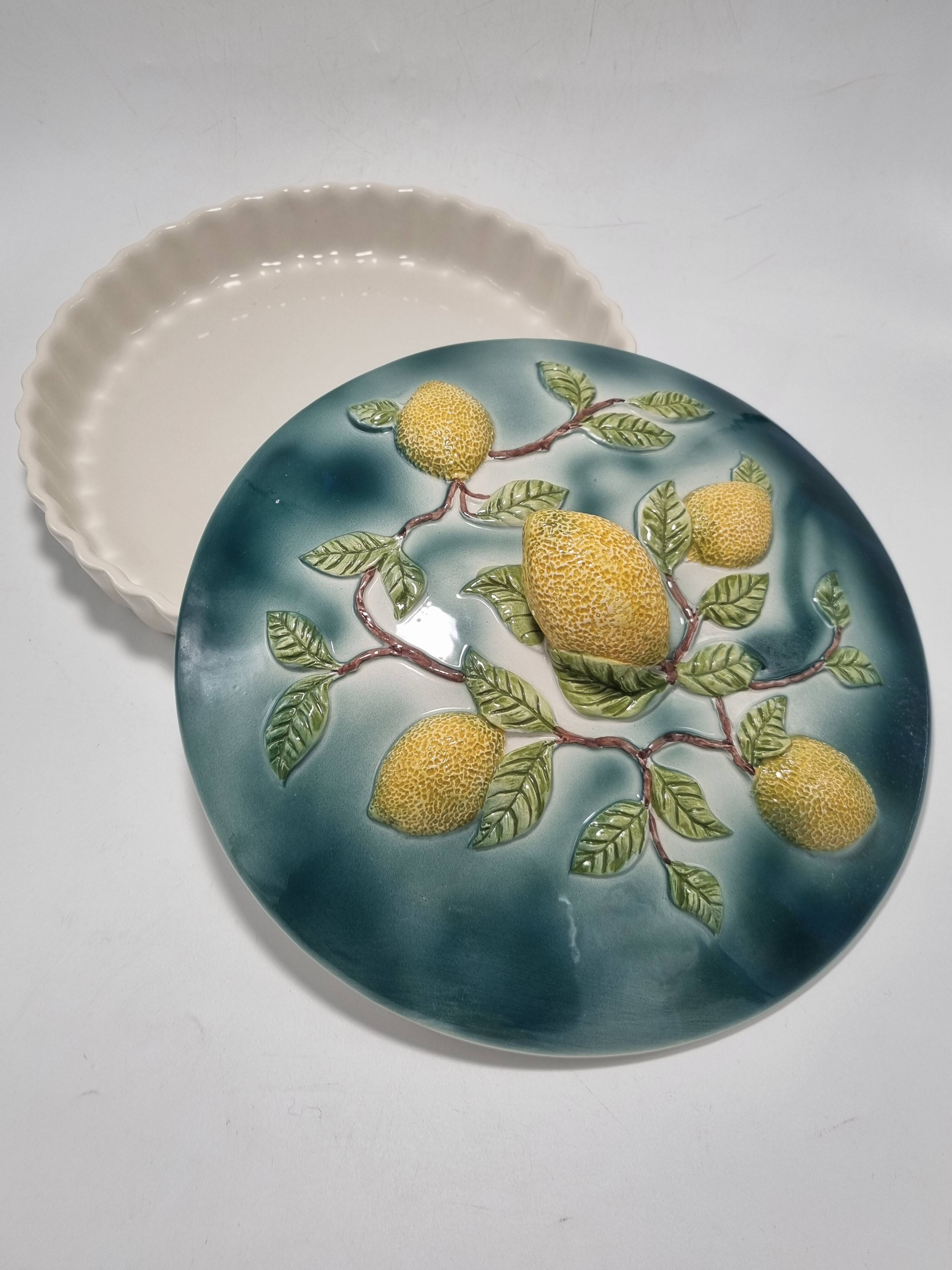 Slip-covered dish