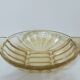 Art Deco dish in roseline glass