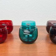 Mid-Century Modern Drinking Glasses from Nuutajärvi Notsjö, Finland, 1960s, Set of 6
