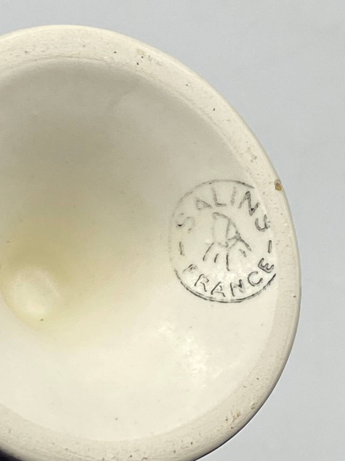 Set of 6 vintage mazagrans, Salins France