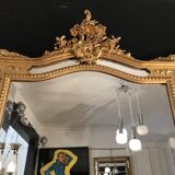 Mirror gilded with bevelled ice sheet 170x98cm