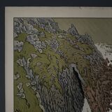 Lithograph by Henri Rivière Aspects of Nature - The Cliff