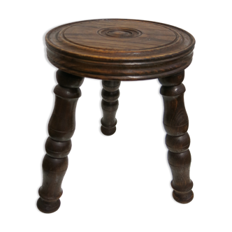 Tabouret porte-plantes art deco
