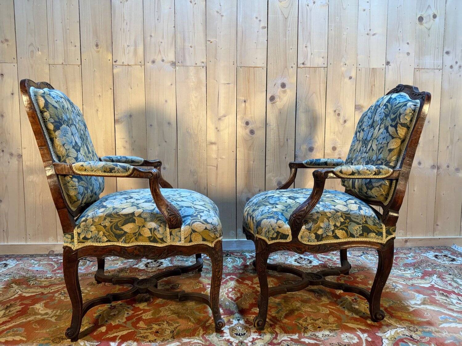 Pair of Regency armchairs