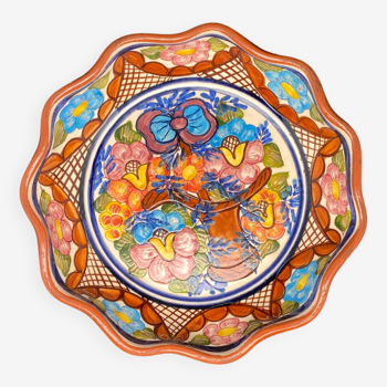 Decorative and presentation dish/cup in flowered ceramic – MOCA15