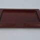 Small card holder tray in hollowed solid mahogany circa 1960 (dlg Noll) C in Paris