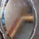 Oval metal plate