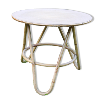 Nice rattan coffee table, vintage