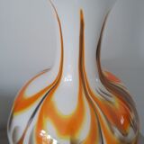 Italian opaline vase murano years 1970