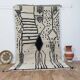 Handmade wool Berber rug 240 X 140 CM