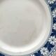 6 antique dessert plates, ironstone "Nancy" Sarreguemines