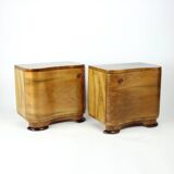 Art Deco Bedside Tables By Jindřich Halabala For Up Závody, 1930s