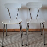 Pair of formica chairs