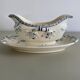 Sarrguemines iron clay sauceboat, Royat model