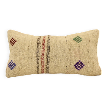 Oreiller kilim turc, 20x40 cm