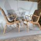 2 Eva model armchair by Bruno Mathsson for Dux (1974)