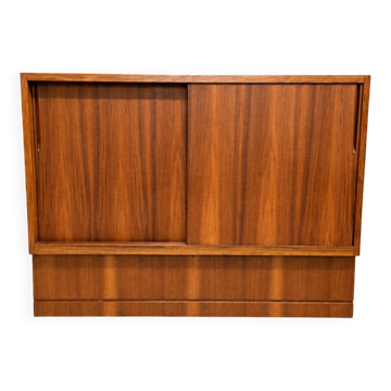 Enfilade vintage allemande des années 60"Placage de noyer
