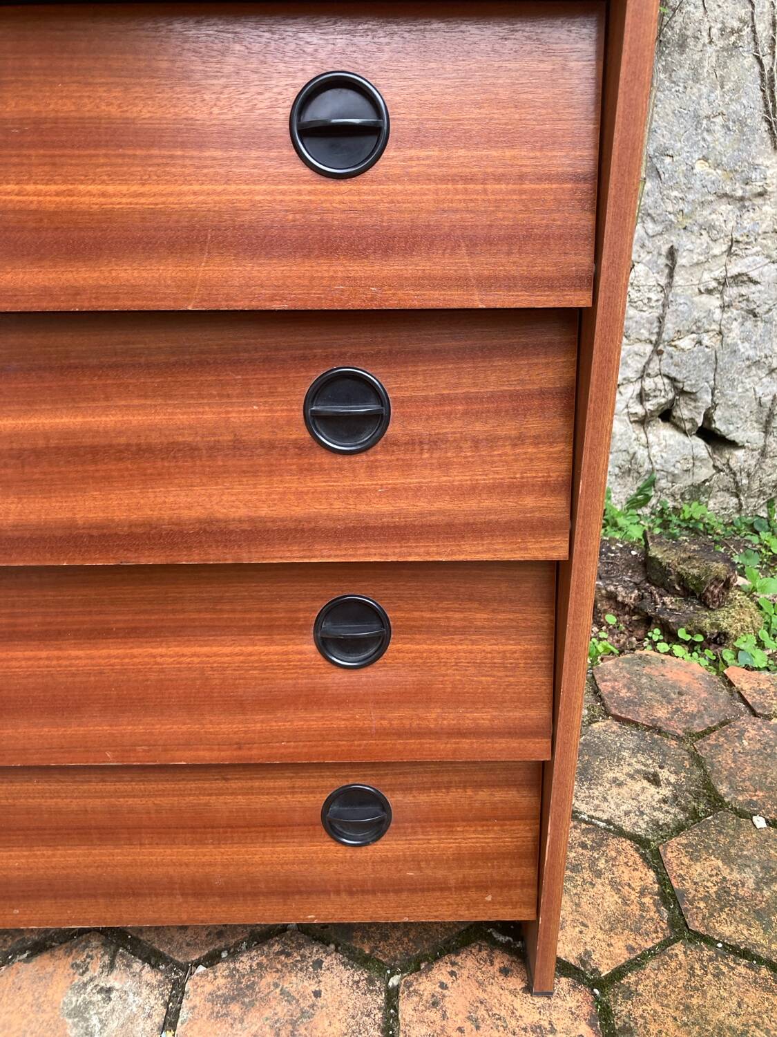 Vintage shoe cabinet