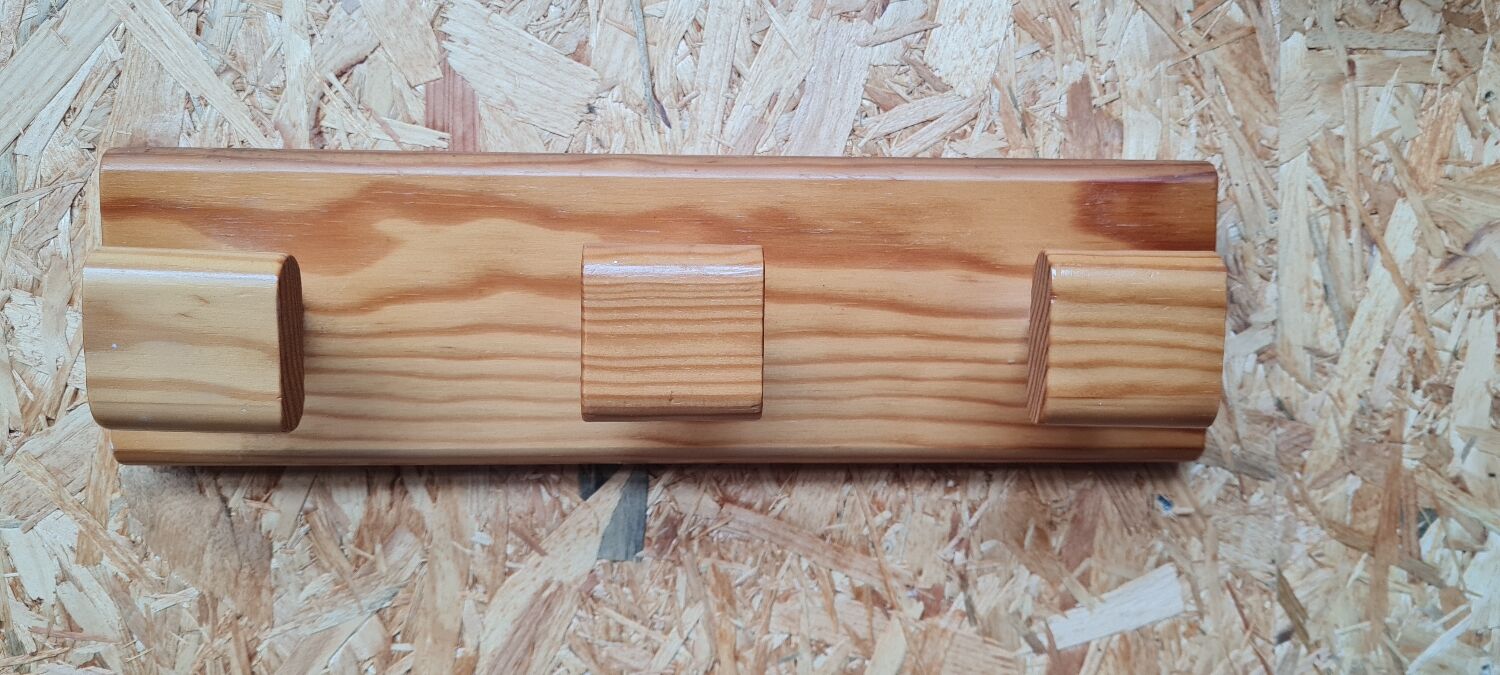 Pine coat rack 1970