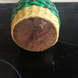 Bottle carafe scoubidou 1950 60