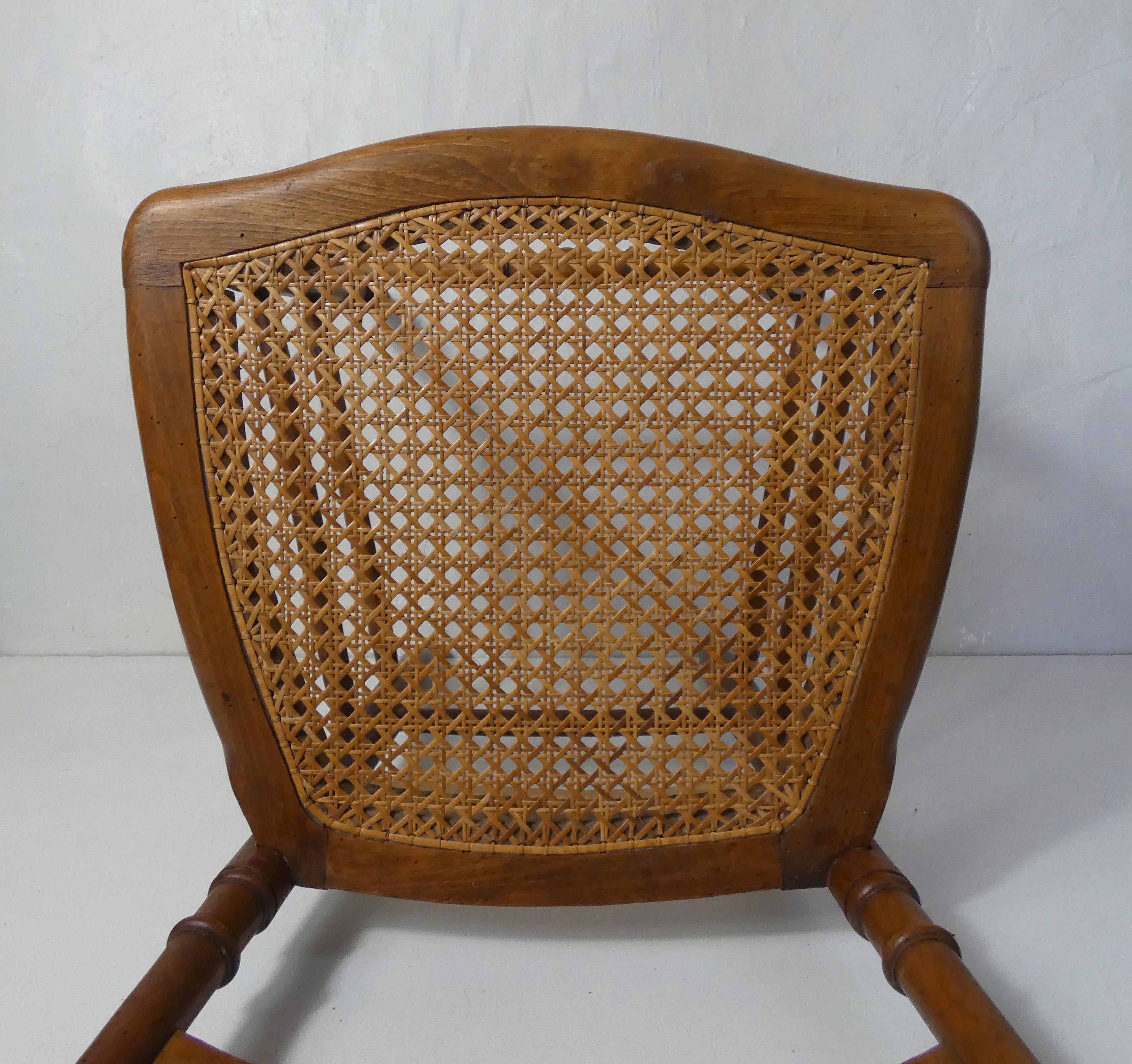Chair Louis XVI canned knot