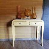 Grey marble art deco console