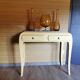 Console art déco marbre gris