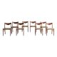 Set of 8 'GS61' dining chairs by Arne Wahl Iversen