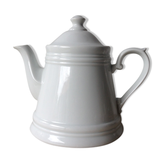 Théière en faïence blanche West Germany