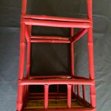 Vintage bamboo stool