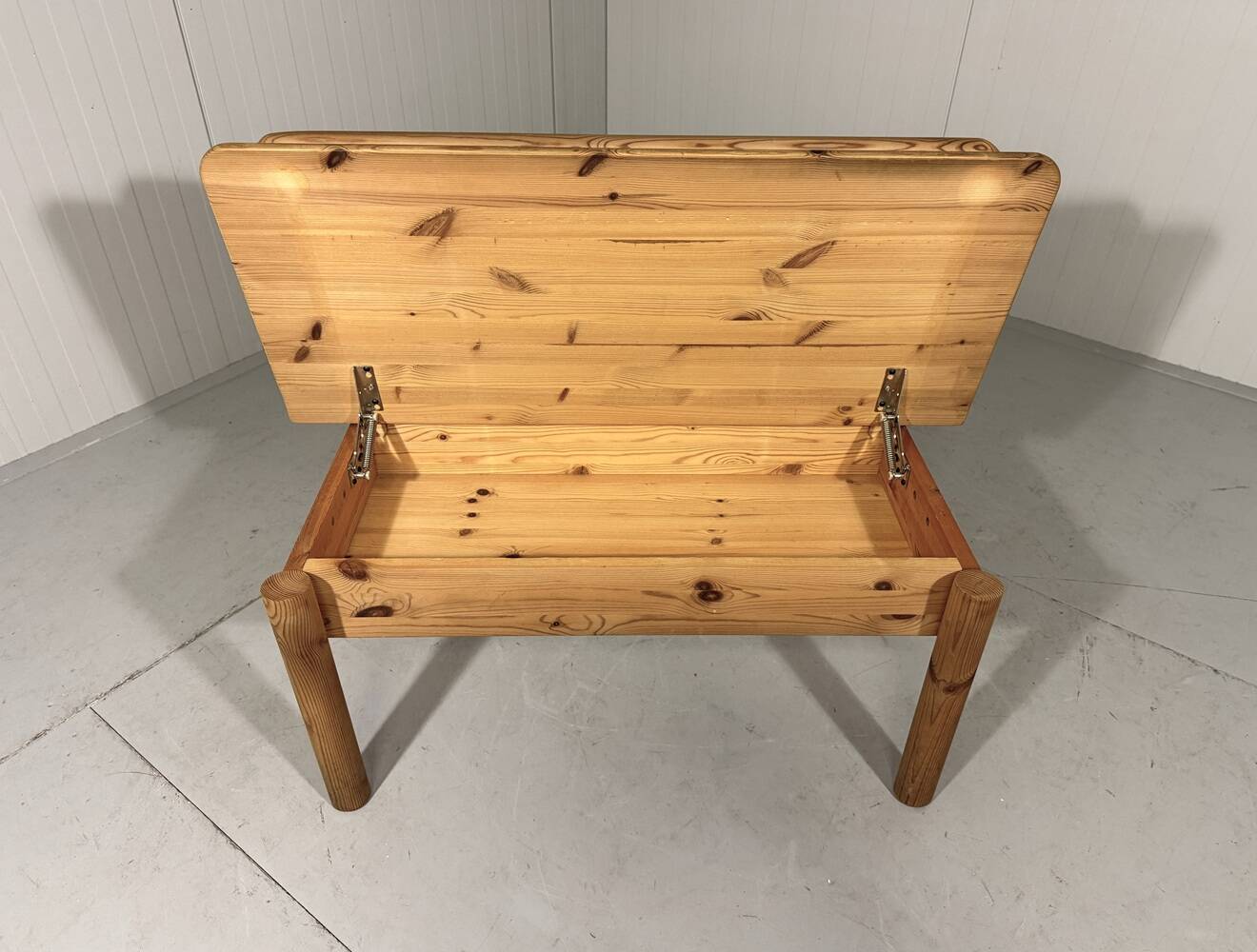 Korup Design solid pine benches with storage space Denmark