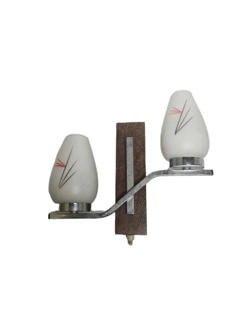 BTV double-arm wall lamp in art deco style