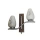 BTV double-arm wall lamp in art deco style