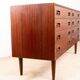 Large double chest of drawers, Danish in teak, 8 drawers, by Dyrlund 1960.