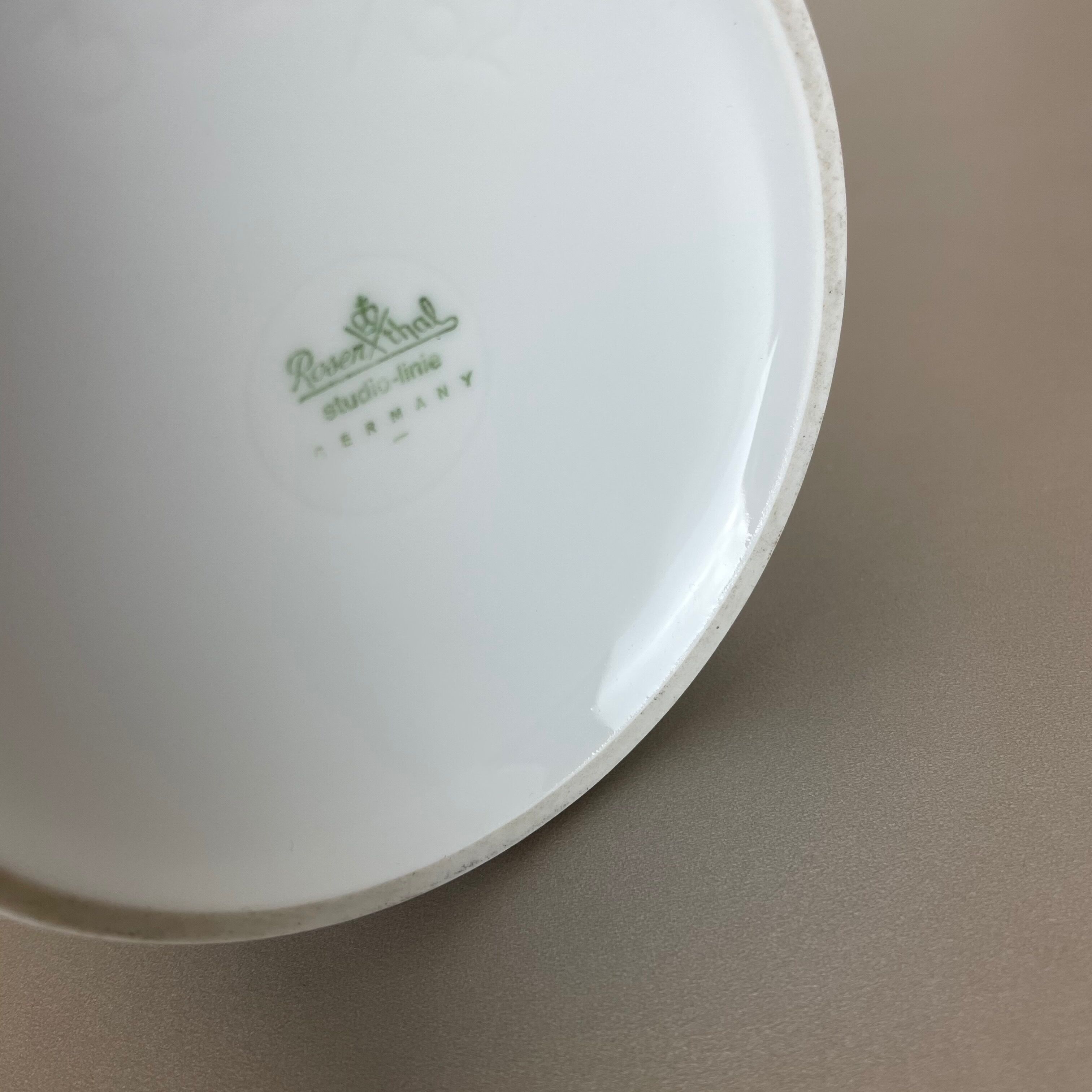 Large OP Art Vase Porcelain Vase by Martin Freyer for Rosenthal, Germany