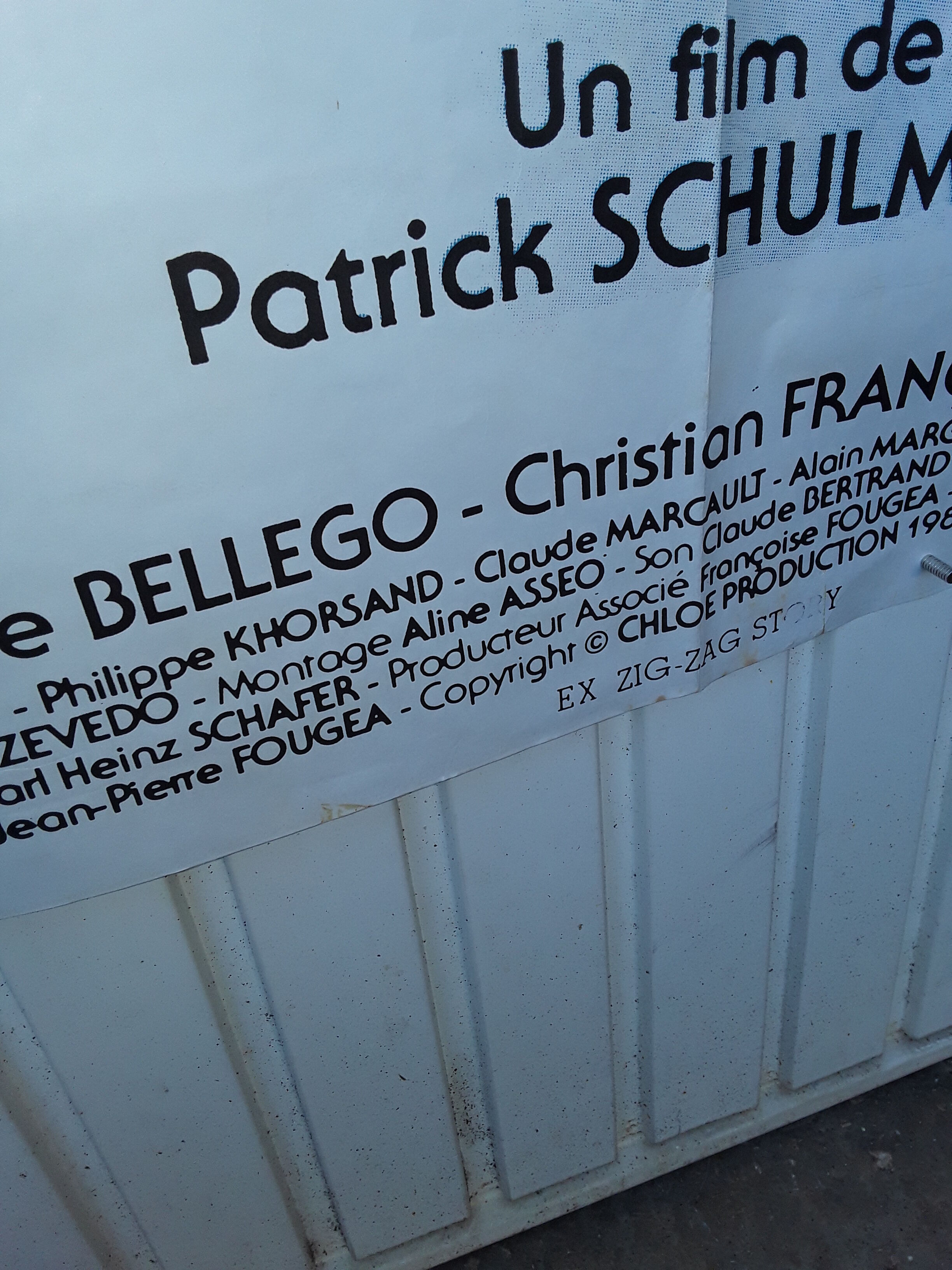 Poster 120x160 and the tenderness brothel number 2 Fabrice Luchini 1983