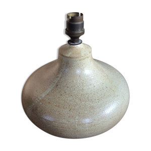 Pied de lampe en grès