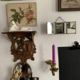 Miniature triptych mirror, illustration of the 1900 World's Fair