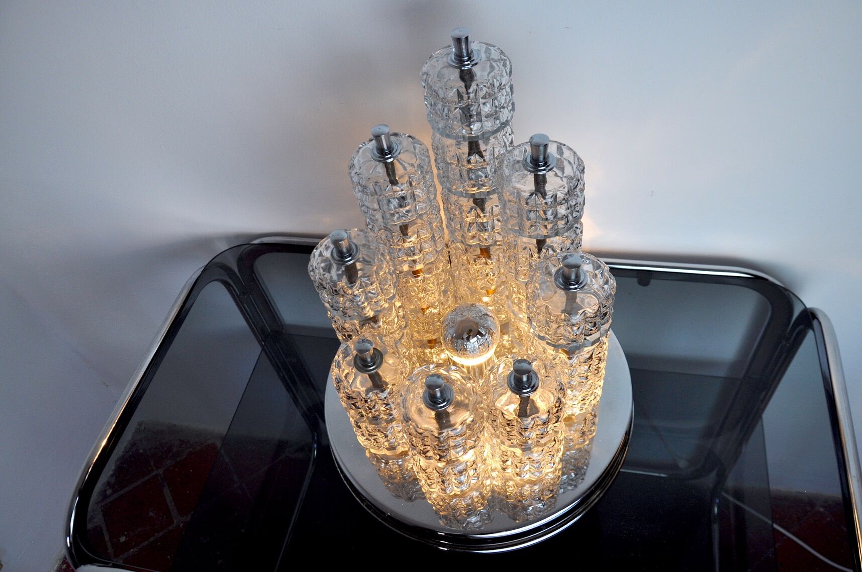 Spiral lamp of The House of Sciolari, Italy, 1970