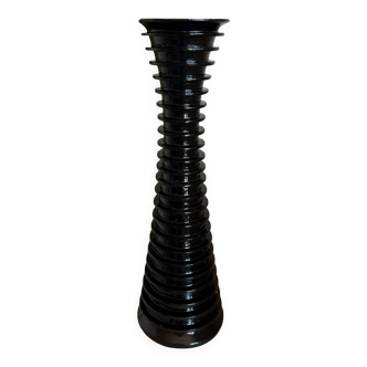 Contemporary black vase