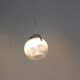 Chrome and frosted glass suspensions by AV Mazzega