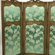 Screen 4 panels sculpe style Louis XVI era wooden 19th century